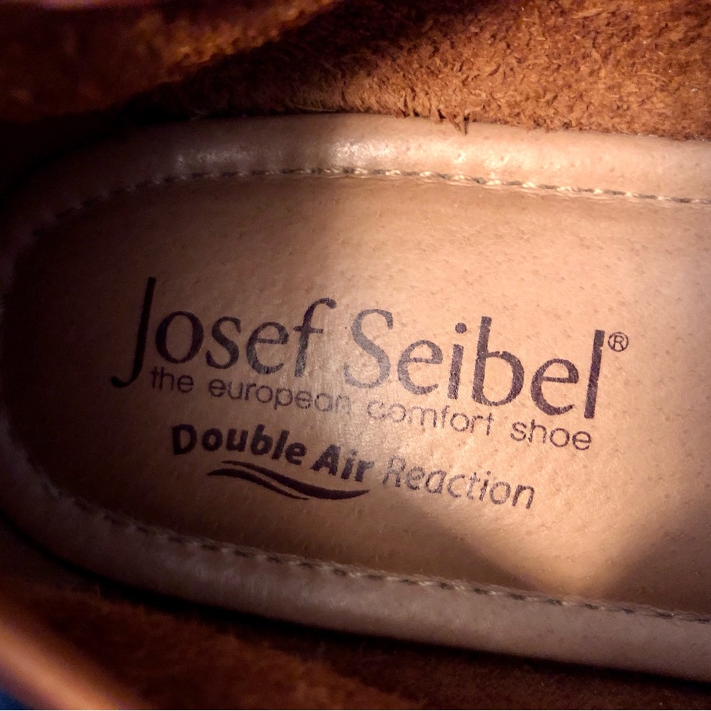Josef Seibel Women's Brown Leather Ballet Flats - Picture 4 of 7